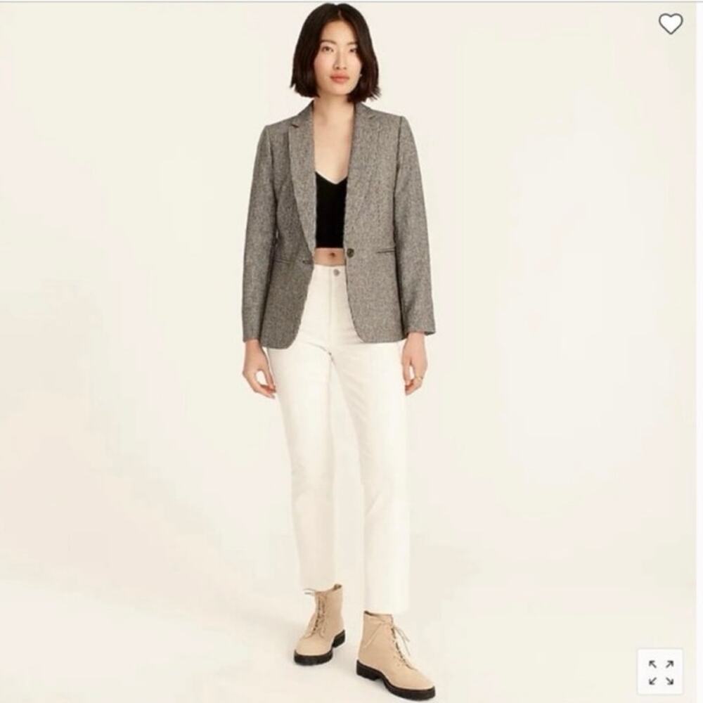 NWT J. Crew Vintage Slim Straight Corduroy Pant in Ivory Sz 26 Perfecting Pocket